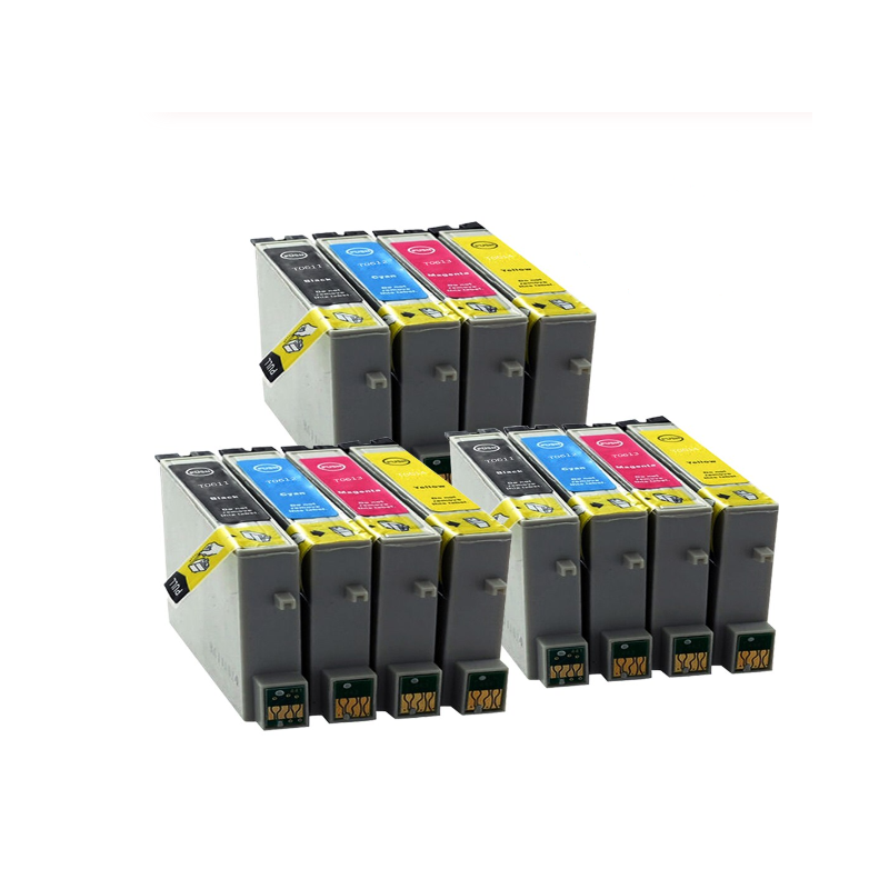 3x Tusze Zamienniki Zestaw T0611-T0615 do Epson (C13T06154010) (12 szt)