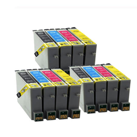 3x Tusze Zamienniki Zestaw T0611-T0615 do Epson (C13T06154010) (12 szt)