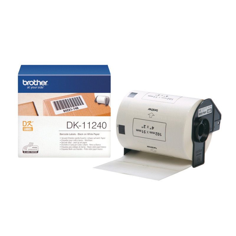 Etykieta Brother do QL1050/1060N | 102 x 51 mm | DK-11240 Etykieta Brother do QL1050/1060N | 102 x 51 mm | DK-11240