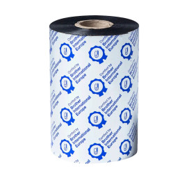 Taśma czarna termotransferowa Brother woskowo-żywiczna premium | 110mm x 450m