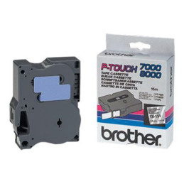 Taśma Brother laminowana 24mm x 15,4m czarny nadruk / przezroczyste tło
