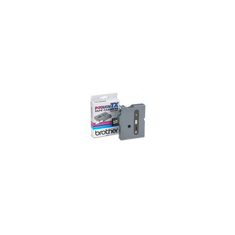 Taśma Brother laminowana 24mm x 15,4m czarny nadruk / żółte tło Taśma Brother laminowana 24mm x 15,4m czarny nadruk / żółte tło