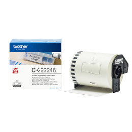 Etykieta Brother 103mm x 30,48m czarny nadruk na białym tle