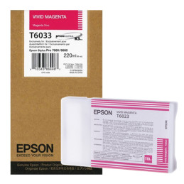 Tusz Epson T6033  do Stylus Pro 7800/7880/9800/9880 | 220ml | vivid magenta