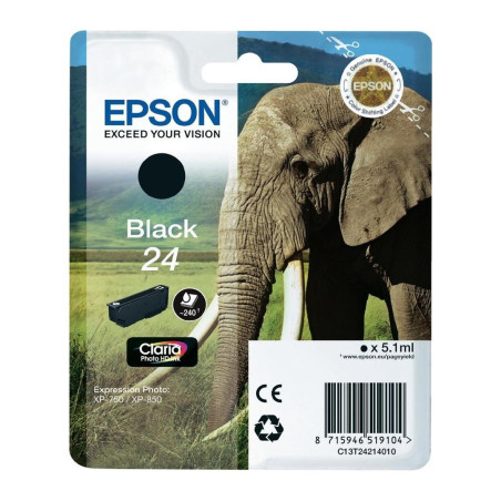 Tusz Epson T2421 do XP-750/850 | 5,1ml |  black