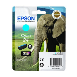 Tusz Epson T2422  do XP-750/850  | 4,6ml | cyan