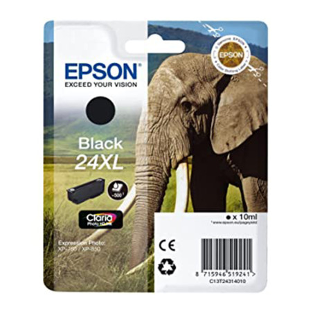 Tusz Epson T2431 XL do XP-750/850  | 10ml | black