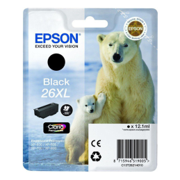 Tusz Epson T2621 do XP-600/700/800 | 12,2ml | black