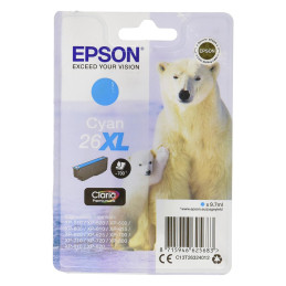 Tusz Epson T2632 do XP-600/700/800 | 9,7ml |  cyan