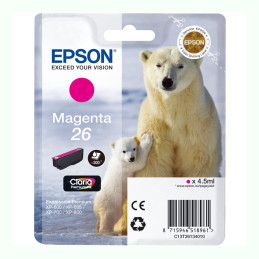 Tusz Epson T2613 do XP-600/700/800 | 4,7ml |  magenta
