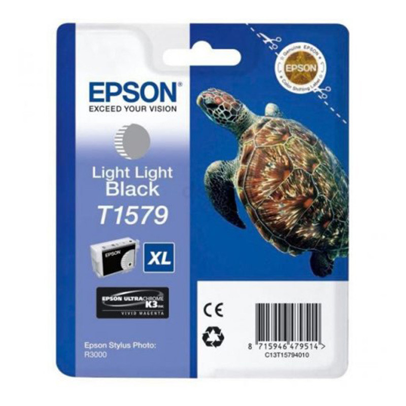 Tusz Epson T1579 do Stylus Photo R3000 | 25,9ml | light light black Tusz Epson T1579 do Stylus Photo R3000 | 25,9ml | light light black