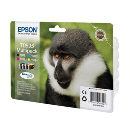 Zestaw tuszy Epson T0895 do Stylus S-20/21, SX-100/105/110 | 16,3ml | CMYK