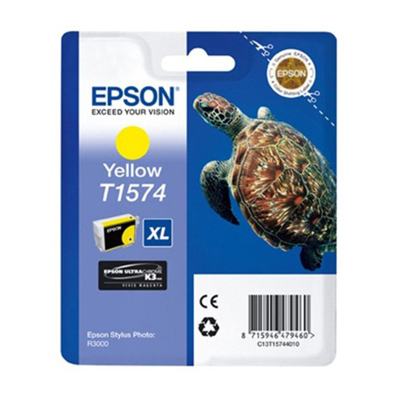Tusz Epson T1574 do Stylus Photo R3000 | 25,9ml | yellow Tusz Epson T1574 do Stylus Photo R3000 | 25,9ml | yellow