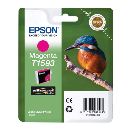 Tusz  Epson T1593 do Stylus Photo R2000 | 17ml |  magenta
