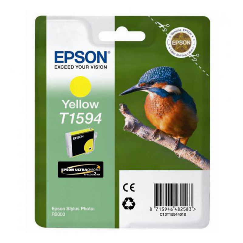 Tusz Epson T1594 do Stylus Photo R2000 | 17ml | yellow Tusz Epson T1594 do Stylus Photo R2000 | 17ml | yellow