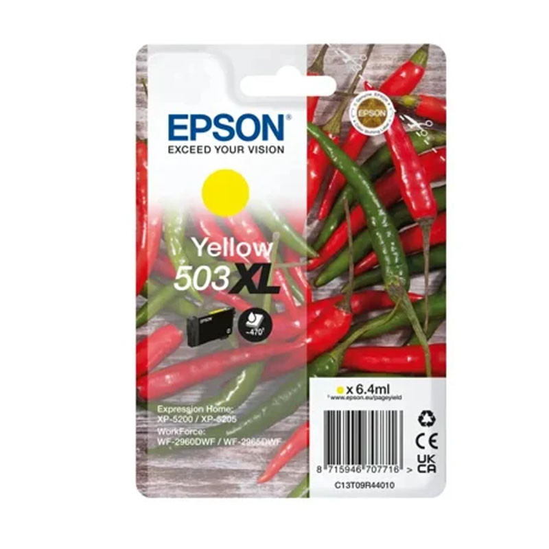 Tuszy Epson 503XL do XP-5200/WF-2960DWF | 470 str. | 6,4 ml | yellow Tuszy Epson 503XL do XP-5200/WF-2960DWF | 470 str. | 6,4 ml | yellow