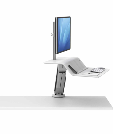 Fellowes stanowisko do pracy Sit-Stand Lotus™ RT na jeden monitor białe