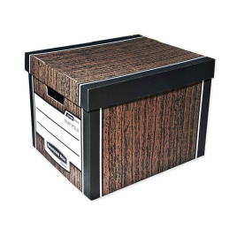 Fellowes Pudło archiwizacyjne Woodgrain Bankers Box | 2 szt | Brązowe