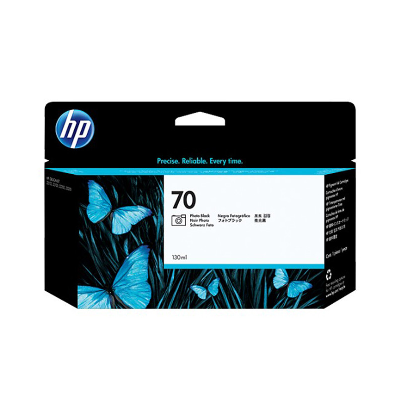 Tusz HP 70 Vivera do Designjet Z2100/3100/3200/5200 | 130 ml | photo black Tusz HP 70 Vivera do Designjet Z2100/3100/3200/5200 | 130 ml | photo black