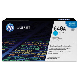 Toner HP 648A do LaserJet CP4025/4525 | 11 000 str. | cyan
