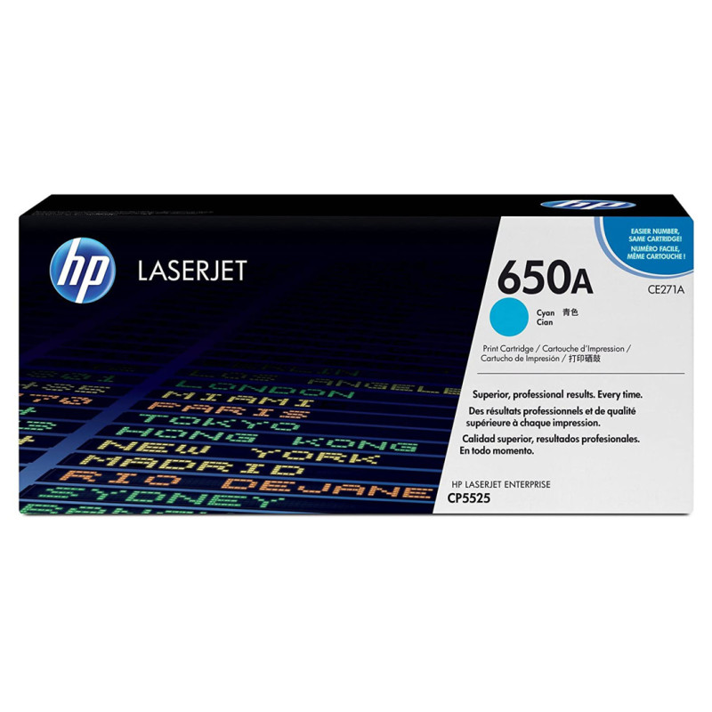 Toner HP 650A do Color LaserJet CP5525, M750 | 15 000 str. | cyan Toner HP 650A do Color LaserJet CP5525, M750 | 15 000 str. | cyan