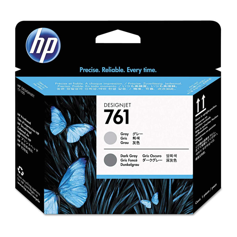 Głowica HP 761 do DesignJet T7100/7200 | grey + dark grey Głowica HP 761 do DesignJet T7100/7200 | grey + dark grey