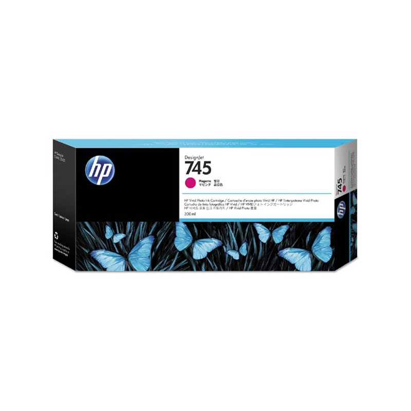 Tusz HP 745 do DesignJet Z5600/Z2600 | 300ml | magenta Tusz HP 745 do DesignJet Z5600/Z2600 | 300ml | magenta