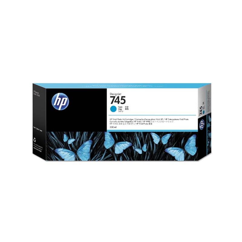 Tusz HP 745 do DesignJet Z5600/Z2600 | 300ml | Cyan Tusz HP 745 do DesignJet Z5600/Z2600 | 300ml | Cyan