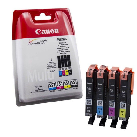 Tusz Canon CLI551 do iP-7250, MG-5450 |  CMYK