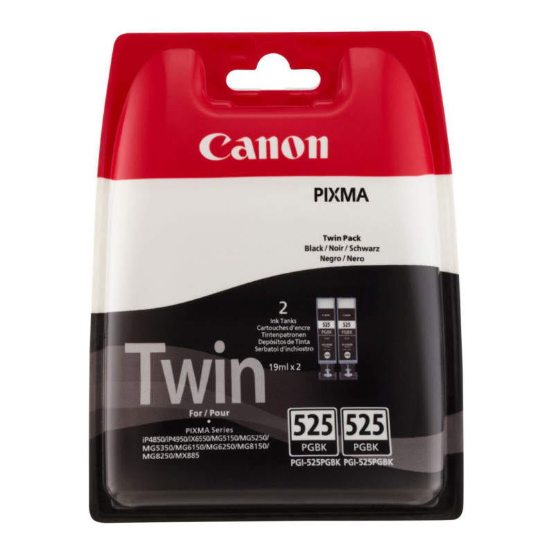 Zestaw dwóch tuszy Canon PGI525BK do iP-4850 MG-5150/5250 |2 x 340 str.| black Zestaw dwóch tuszy Canon PGI525BK do iP-4850 MG-5150/5250 |2 x 340 str.| black