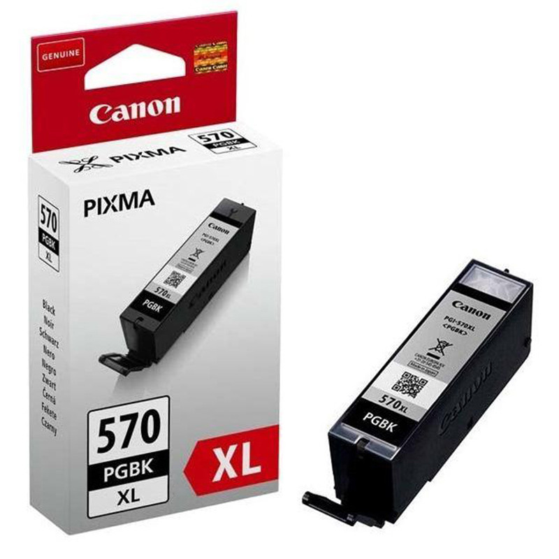 Tusz Canon PGI-570PGBK XL do Pixma MG-5750/6850/7750 | 22ml | black Tusz Canon PGI-570PGBK XL do Pixma MG-5750/6850/7750 | 22ml | black