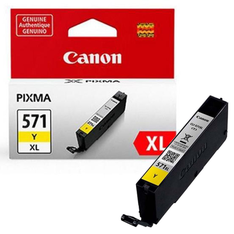 Tusz Canon CLI-571Y XL do Pixma MG-5750/6850/7750 | 11ml | yellow Tusz Canon CLI-571Y XL do Pixma MG-5750/6850/7750 | 11ml | yellow