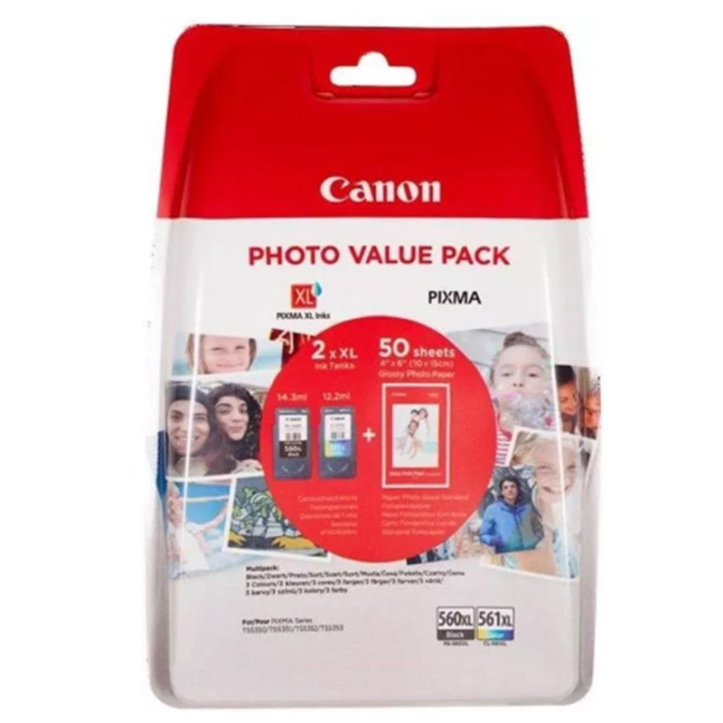 Canon PG-560XL / CL-561XL Photo Value Pack (3712C004) Canon PG-560XL / CL-561XL Photo Value Pack (3712C004)