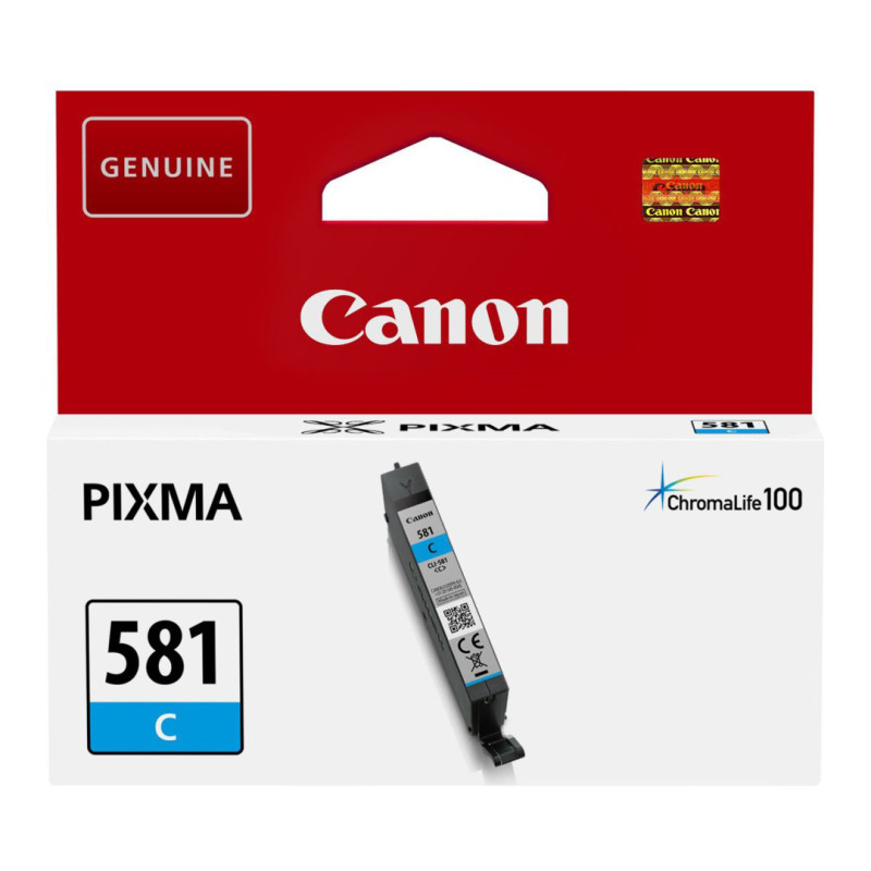 Tusz Canon CLI-581C do Pixma TR7550/TR8550/TS6150 | 5,6ml | cyan Tusz Canon CLI-581C do Pixma TR7550/TR8550/TS6150 | 5,6ml | cyan