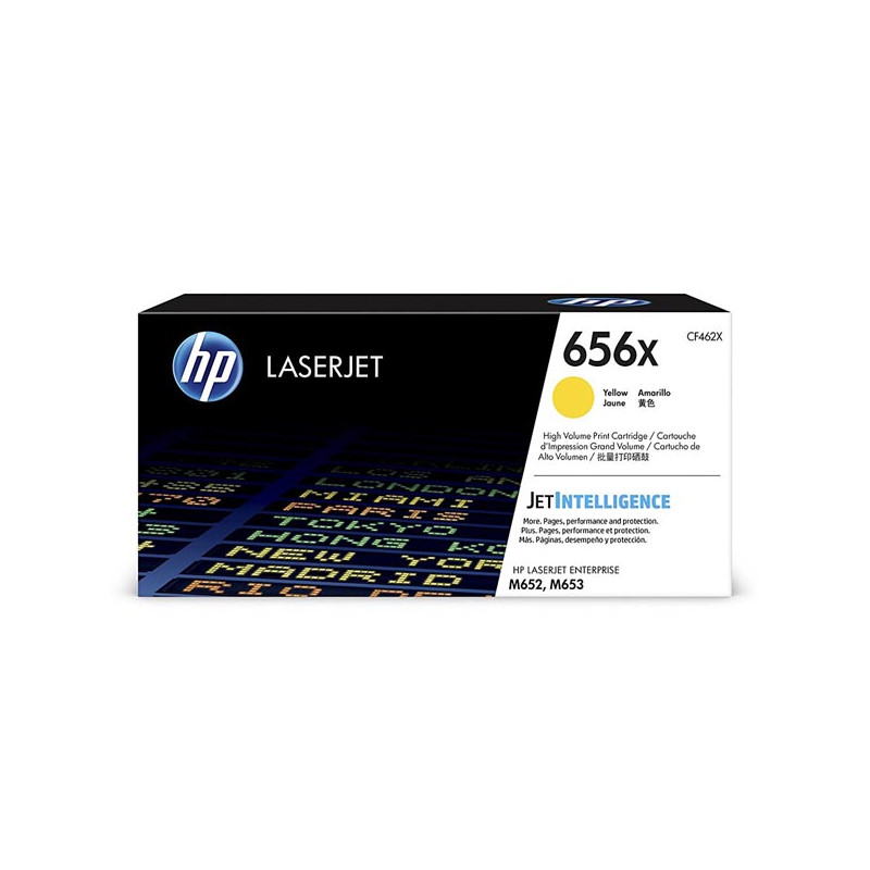 Toner HP 656X do Color LaserJet Enterprise M652/M653 | 22 000 str. | yellow Toner HP 656X do Color LaserJet Enterprise M652/M653 | 22 000 str. | yellow