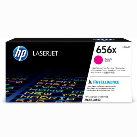 Toner HP 656X do 	Color LaserJet Enterprise M652/M653 | 22 000 str. | magenta