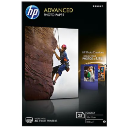 Papier HP Advanced Glossy Photo | 250g | 10x15cm błyszczący | 25ark