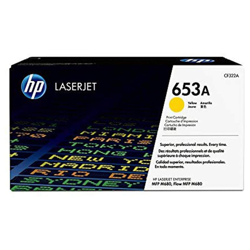 Toner HP 653A do Color LaserJet Enterprise M680 | 16 500 str. | yellow Toner HP 653A do Color LaserJet Enterprise M680 | 16 500 str. | yellow