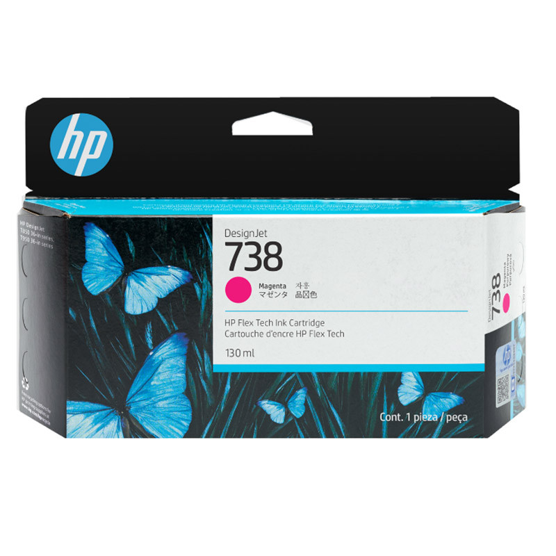 Tusz HP 738 | 130 ml | Magenta Tusz HP 738 | 130 ml | Magenta