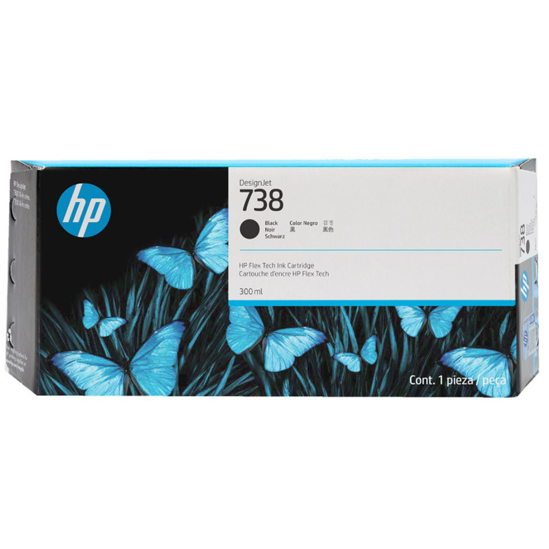 Tusz HP 738 | 300 ml | Black Tusz HP 738 | 300 ml | Black