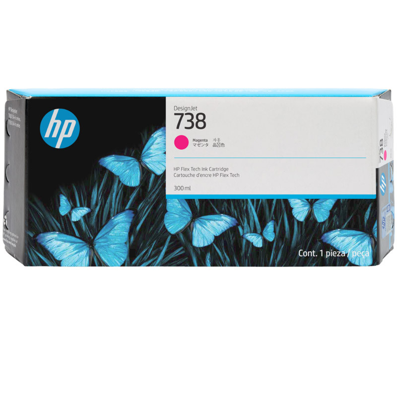 Tusz HP 738 | 300 ml | Magenta Tusz HP 738 | 300 ml | Magenta