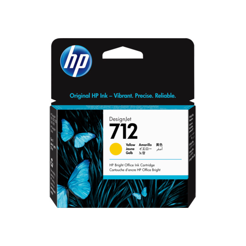 Tusz HP 712 | 29ml | yellow Tusz HP 712 | 29ml | yellow