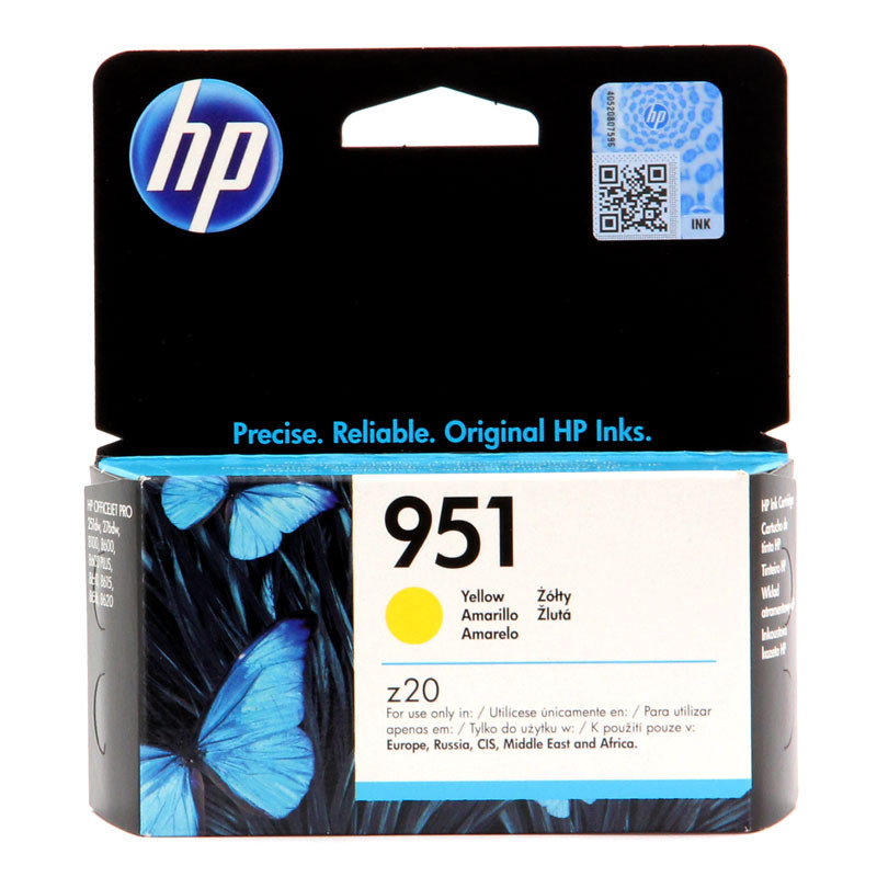 Tusz HP 951 do Officejet Pro 8100/8600 | 700 str. | yellow Tusz HP 951 do Officejet Pro 8100/8600 | 700 str. | yellow