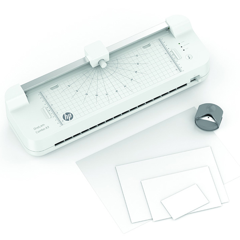 Laminator + Trymer HP Onelam Combo | A3