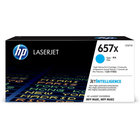 Toner HP 471X do LaserJet M681z/M682z/M681dz/M681F | 23 000 str. | cyan