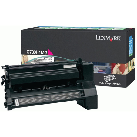 Kaseta z tonerem Lexmark do C-780/782 | zwrotny | 10 000 str. | magenta