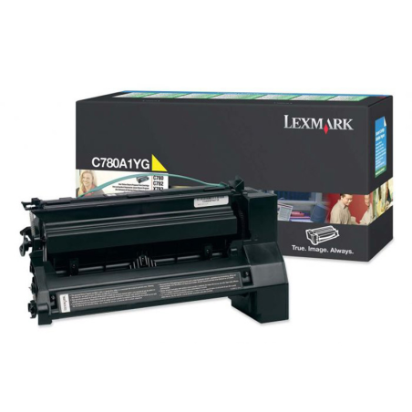 Kaseta z tonerem Lexmark do C-780/782 | zwrotny | 6 000 str. | yellow