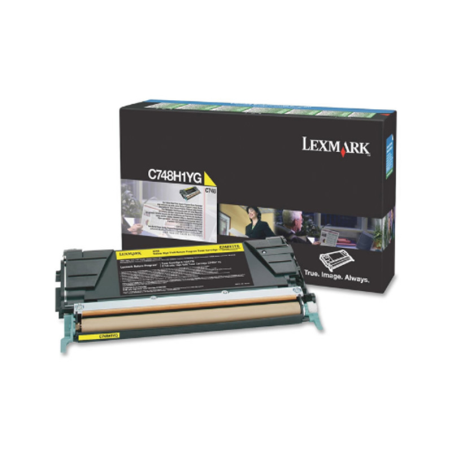 Kaseta z tonerem Lexmark do C-748 | zwrotny | 10 000 str. | yellow