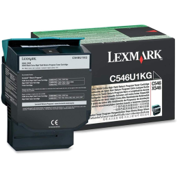 Kaseta z tonerem Lexmark do C546 | zwrotny | 8 000 str. | black