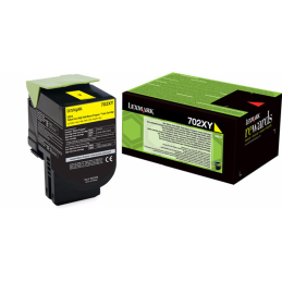 Kaseta z tonerem Lexmark 702XY do CS-510 | zwrotny | 4 000 str. | yellow